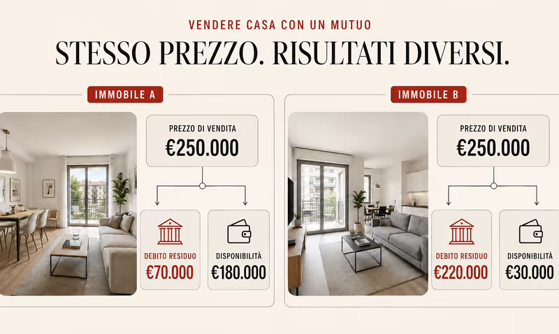 Infografica sui costi da valutare per vendere casa a Pescara: mediazione, documenti, verifiche tecniche, aspetti fiscali e mutuo residuo