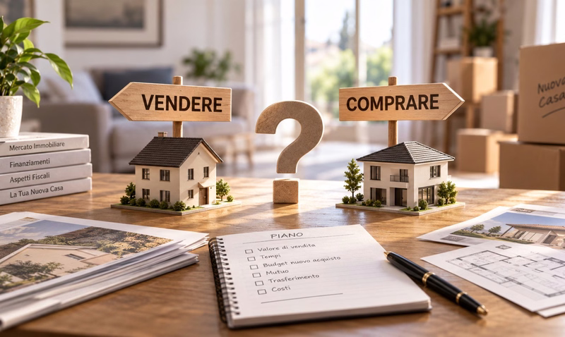 Vendere casa per comprarne un'altra: scelta tra vendita e nuovo acquisto